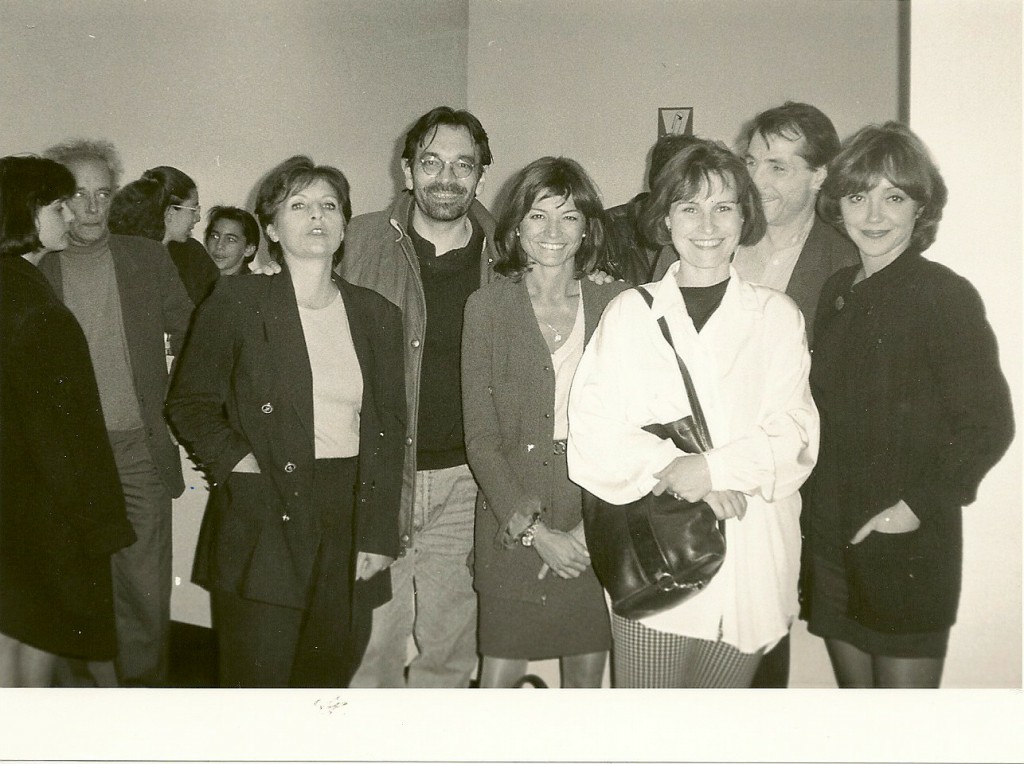 Corinne Le Poulain en visite au Festival 1986